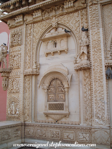 Marble and silver carvings, Karni Mata Temple