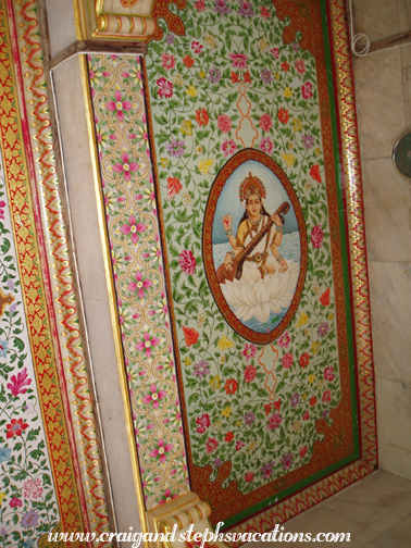 Elaborate paintings, Karni Mata Temple