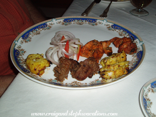 Tandoori platter