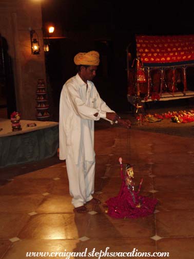 Rajasthani marionettes at Gorbandh Palace