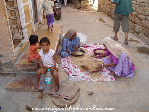 Street scene, Jaisalmer Fort