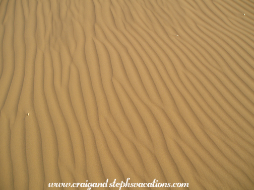 Rippled sand, Sam Dunes