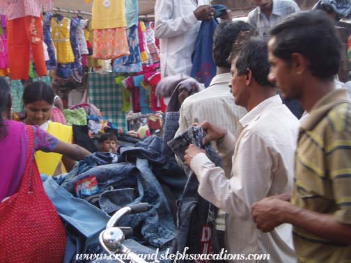 Buying jeans, Sardar Market Girdikot, Jodhpur