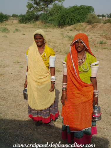 Local women to whom we gave a ride