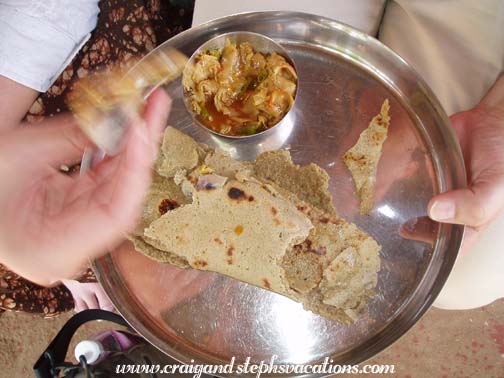 bajara-ki-roti (millet flatbread)