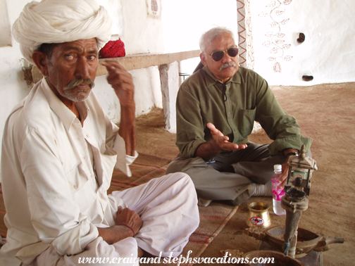 Bishnoi patriarch preparing for amalsabha opium ceremony