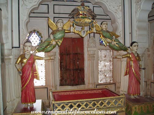 Gilded baby cradle, Mehrangarh Fort, Jodhpur