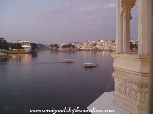 View from Room 243, Lake Palace Hotel