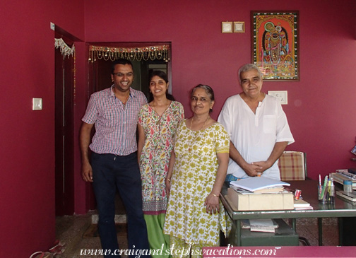 Mitesh, Shalini, Jaya, and her husband