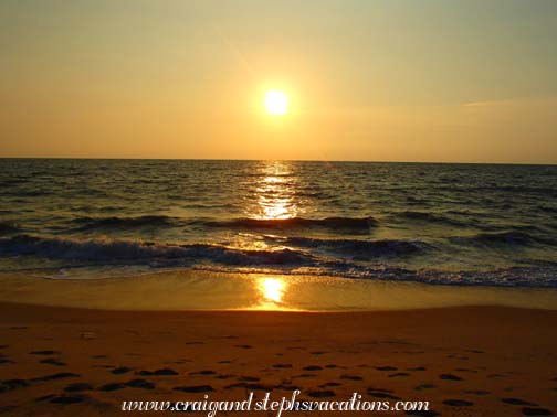 Sunset over the Arabian Sea