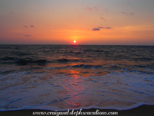 Sunset over the Arabian Sea