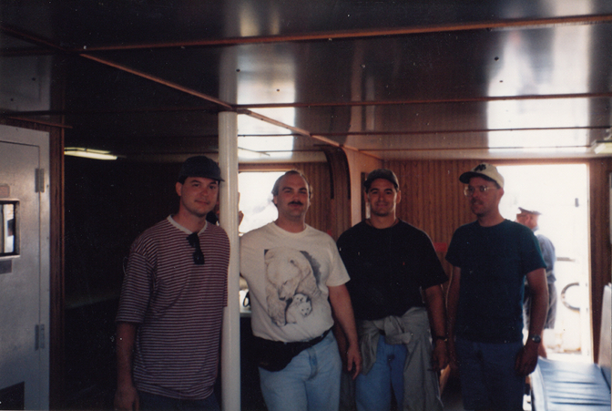 Ferry: Kevin, Craig, Tom, Steve