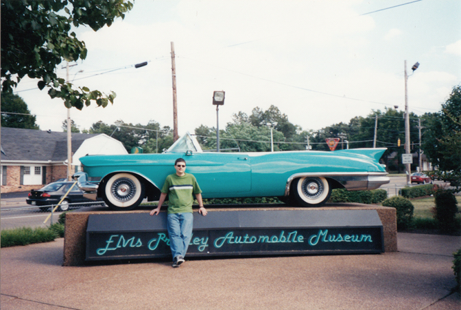 Kevin at Elvis' Automobile Museum