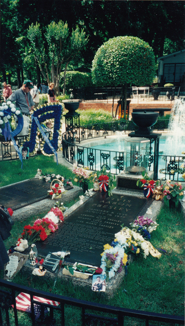 Elvis Presley's grave