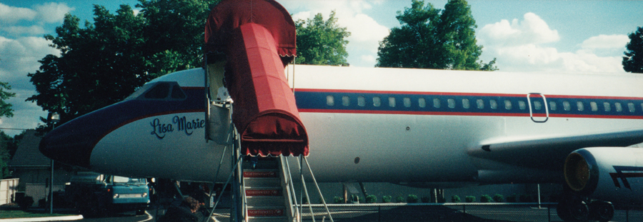 Elvis' private plane, the Lisa Marie