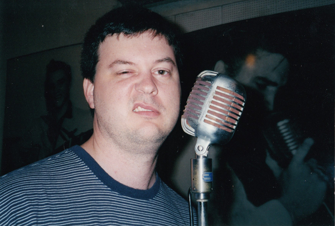 Kevin channeling Elvis at Sun Studios