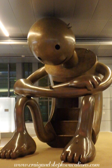 Art / playground at Hamid International Airport, Doha