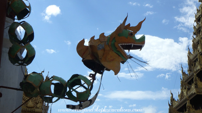 Dragon head, Shwezigon Pagoda