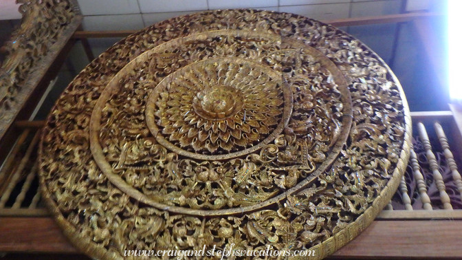 Teak mandala, Aung Nan Handicrafts Workshop