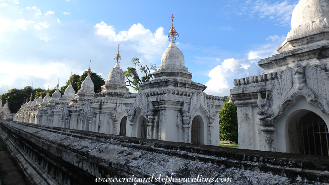 729 whitewashed pagodas house marble tablets inscribed with Theravada Buddhist canon