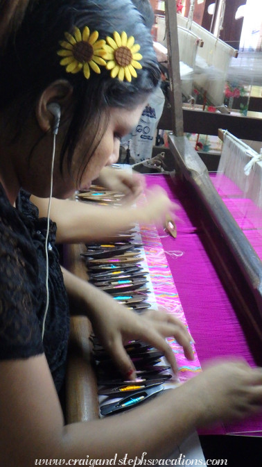 Weaver, Shwe Sin Tai Silkwear