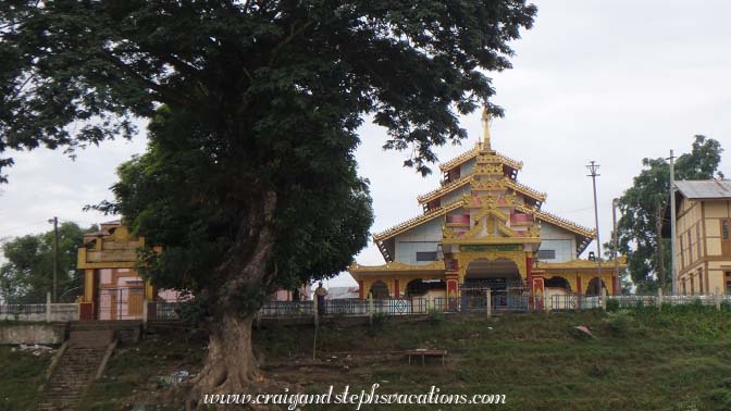 A riverside temple