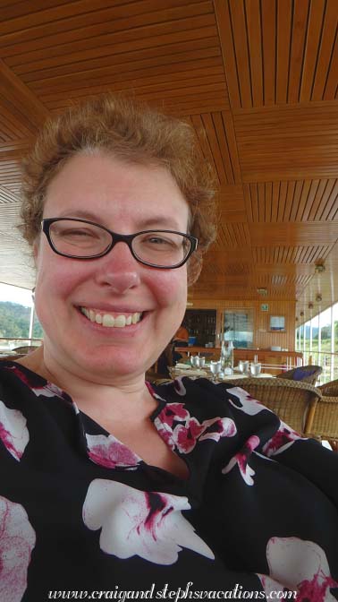 Deck chair selfie