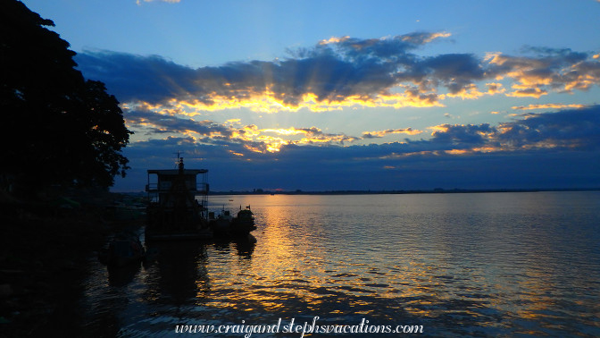 Sunrise on the Chindwin River, Homalin