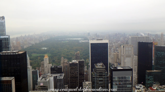 Central Park from Top of the Rock