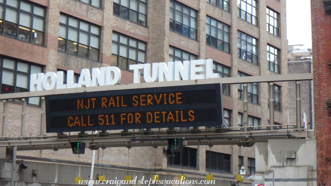 Holland Tunnel to Jersey City