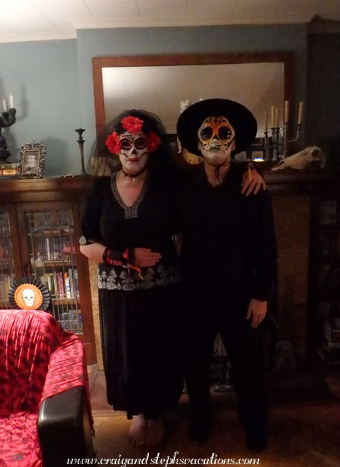 Our Dia de los Muertos costumes