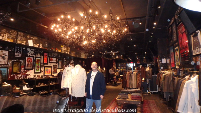 John Varvatos clothing store at 315 Bowery, formerly CBGB