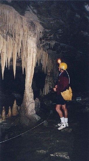 Geoff, our cave guide