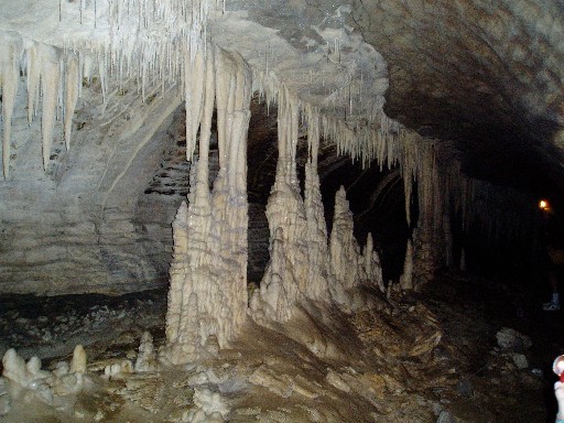 Stalactites and stalagmites