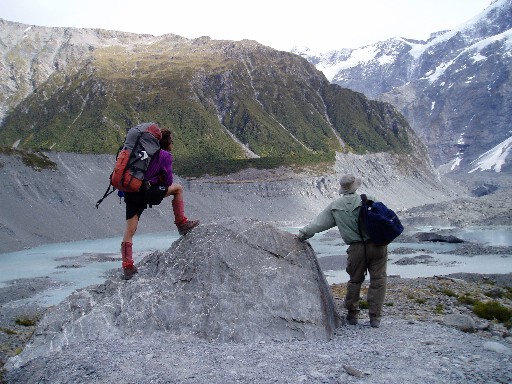 Stan and Craig at Hooker Valley