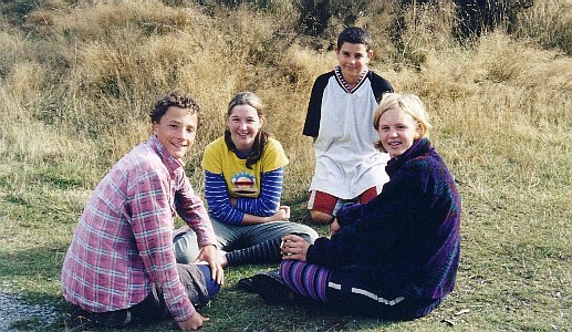 Kids who befriended us at Mount Somers Hut