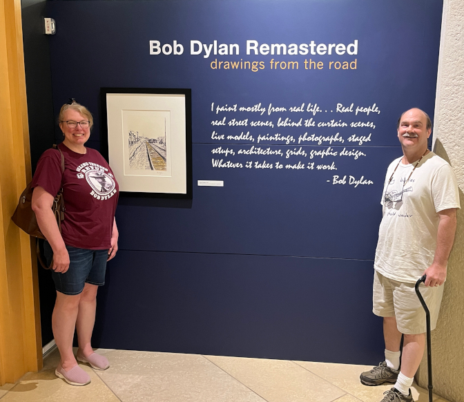 Bob Dylan exhibit