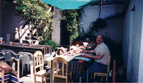 Casa Blanca restaurant in Chivay