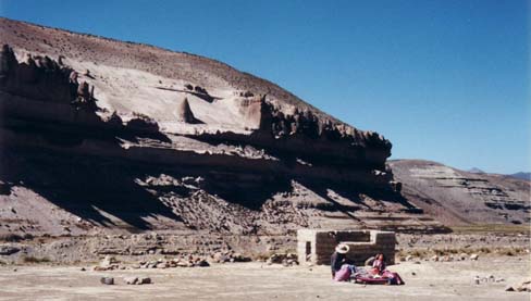 View from our coca tea stop