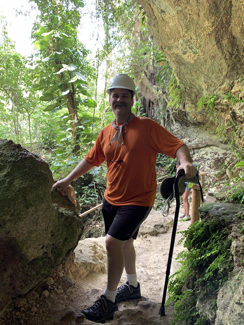 Craig at Cueva Clara