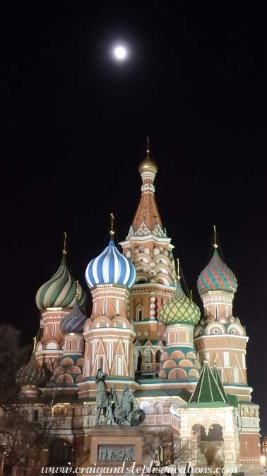 Moon over St. Basil's