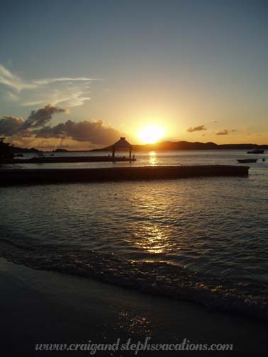 Sunset off Secret Harbour Beach