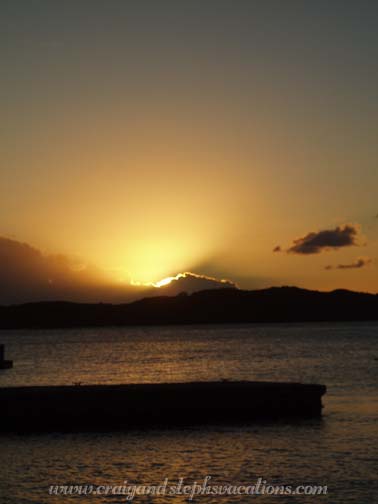 Sunset off Secret Harbour Beach