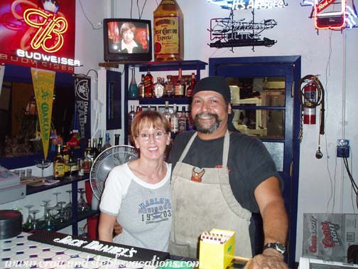 Biker John and his Wife, Charlotte Tamales