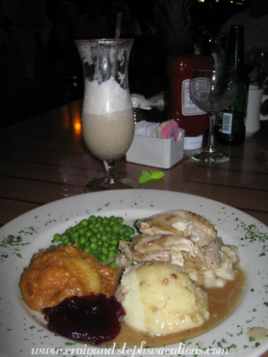 Thanksgiving dinner at Molly Malone's