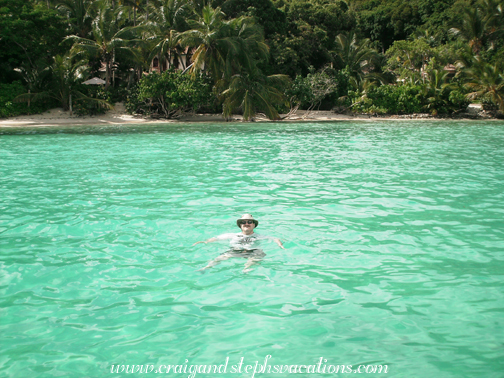 Craig swimming