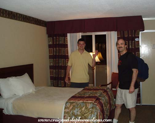 Kevin and Craig at our hotel