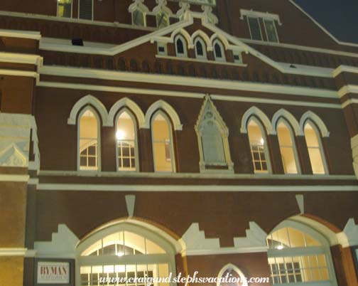 The Ryman at night