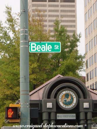 Beale St. Main Street Trolley stop