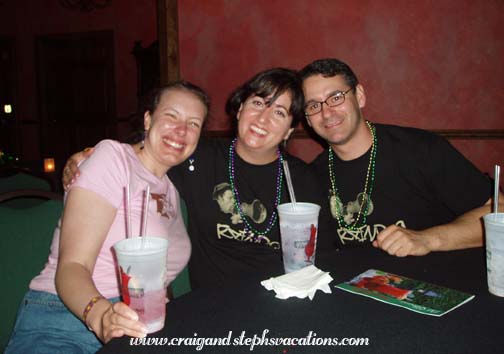 Steph, Karen, Tom - Pat O'Brien's on Beale